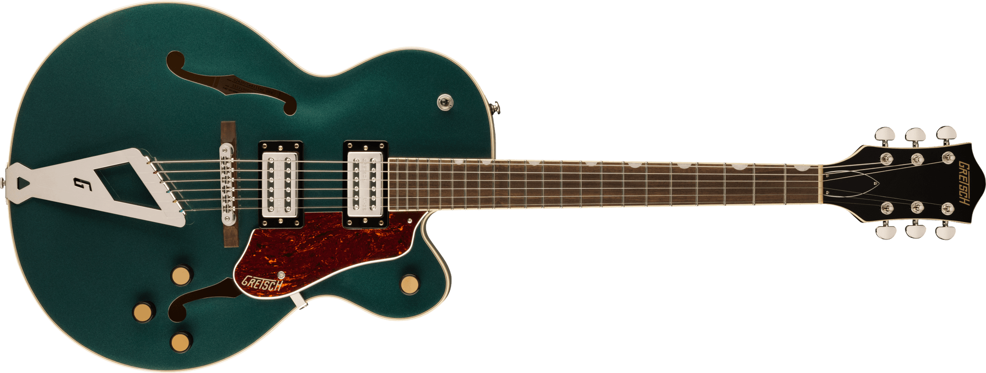 Gretsch G2420 Streamliner Hollowbody Electric Guitar with Chromatic II Tailpiece - Cadillac Green-NEW
