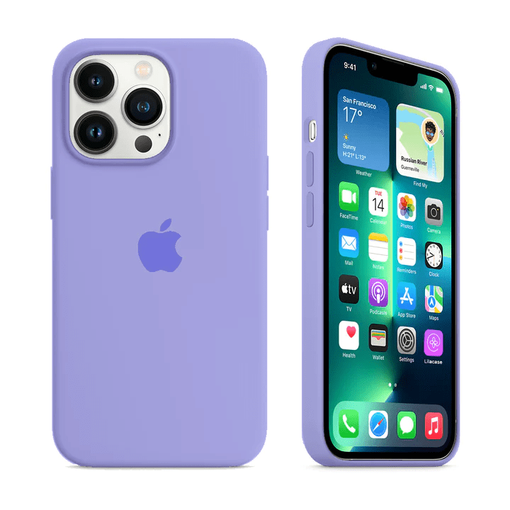 iPhone Silicone Lilac Protective Phone Case Apple
