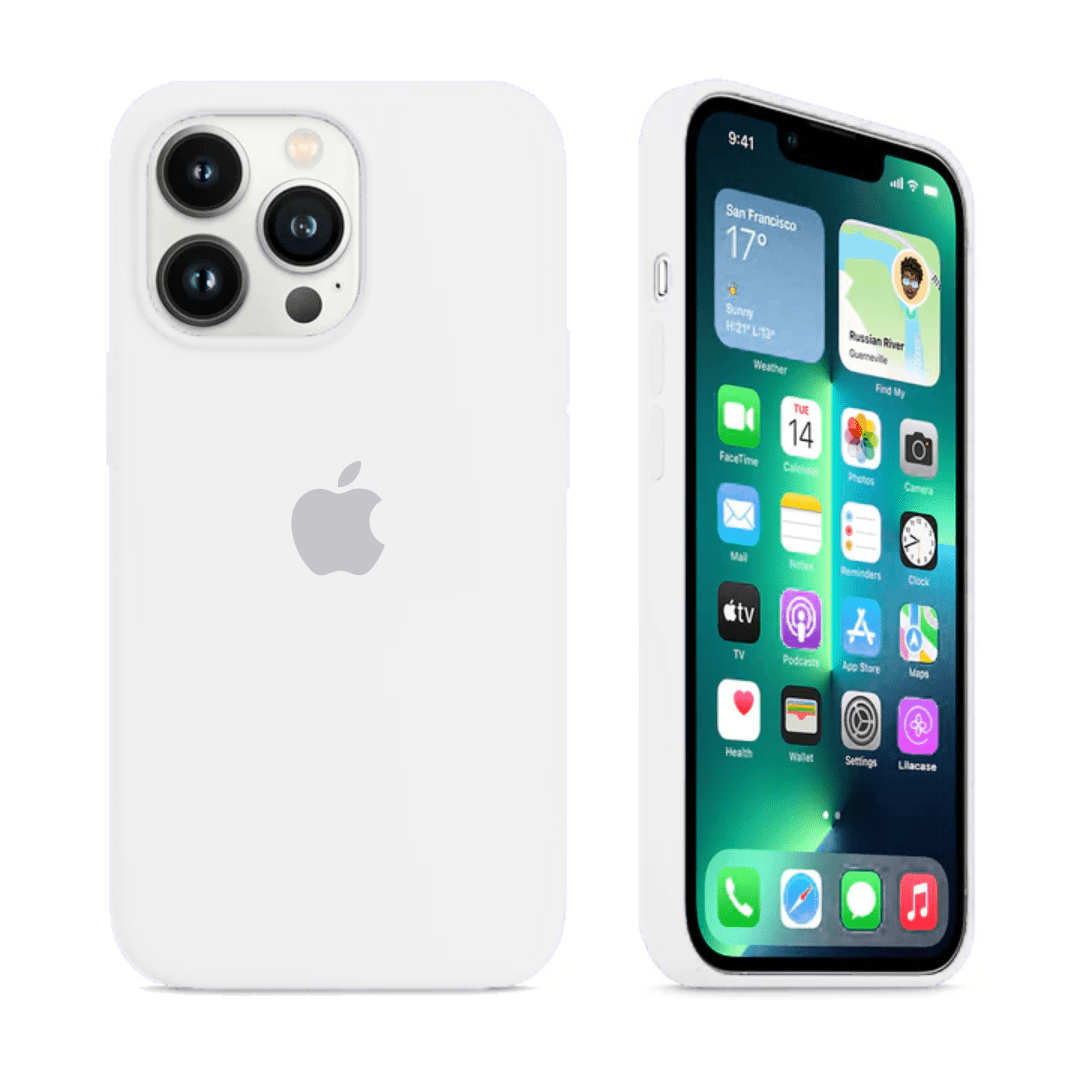 iPhone Silicone White Protective Phone Case Apple