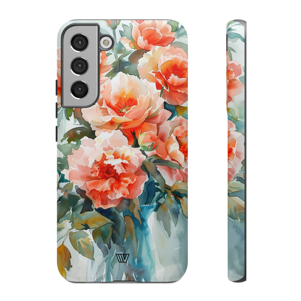 Tough Phone Case Dual-Layer Impact Resistant PEONY DREAMS