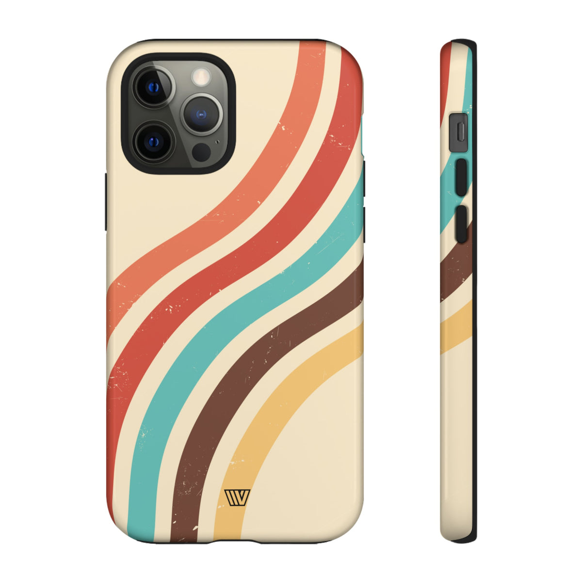 Vintage Stripe Tough Durable Phone Case
