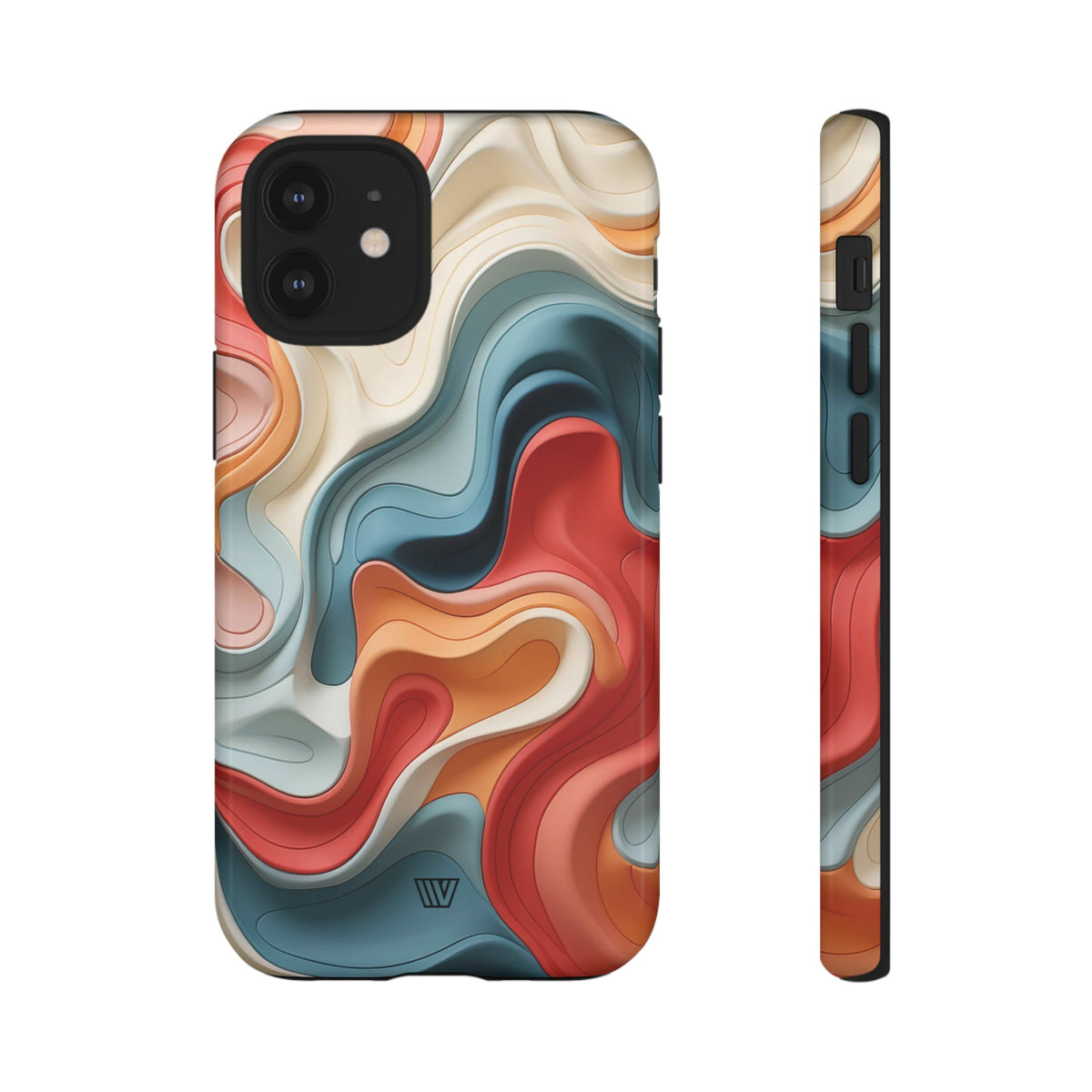 3D Colorful Clay Tough Phone Case