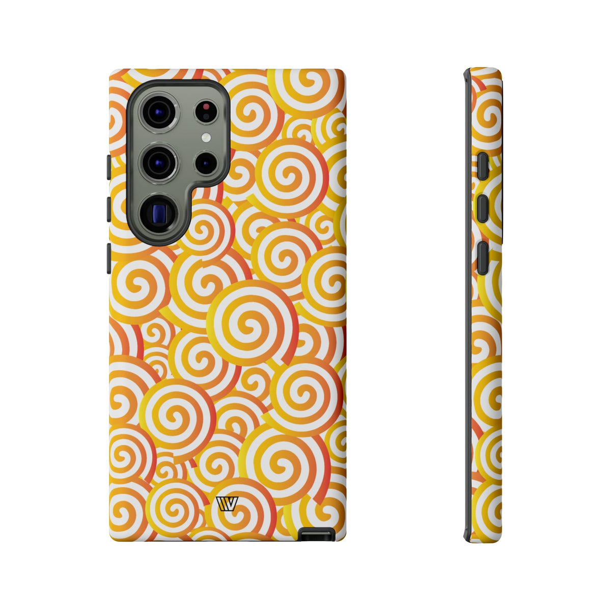 Abstract Spiral Orange Tough Phone Case