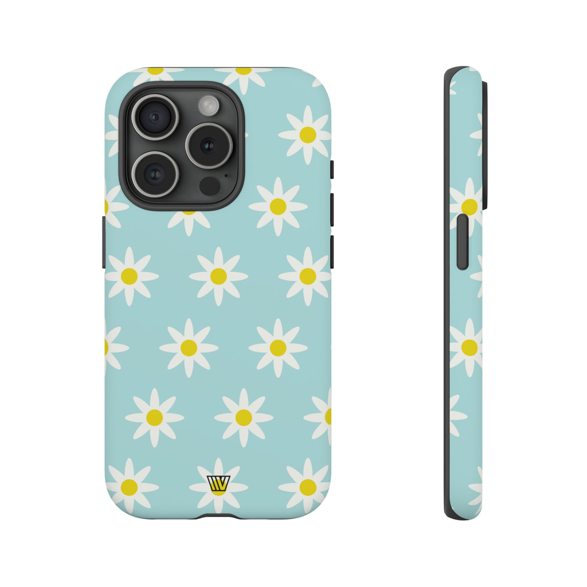 Tough Phone Case Dual Layer Impact Resistant DOODLE DAISY