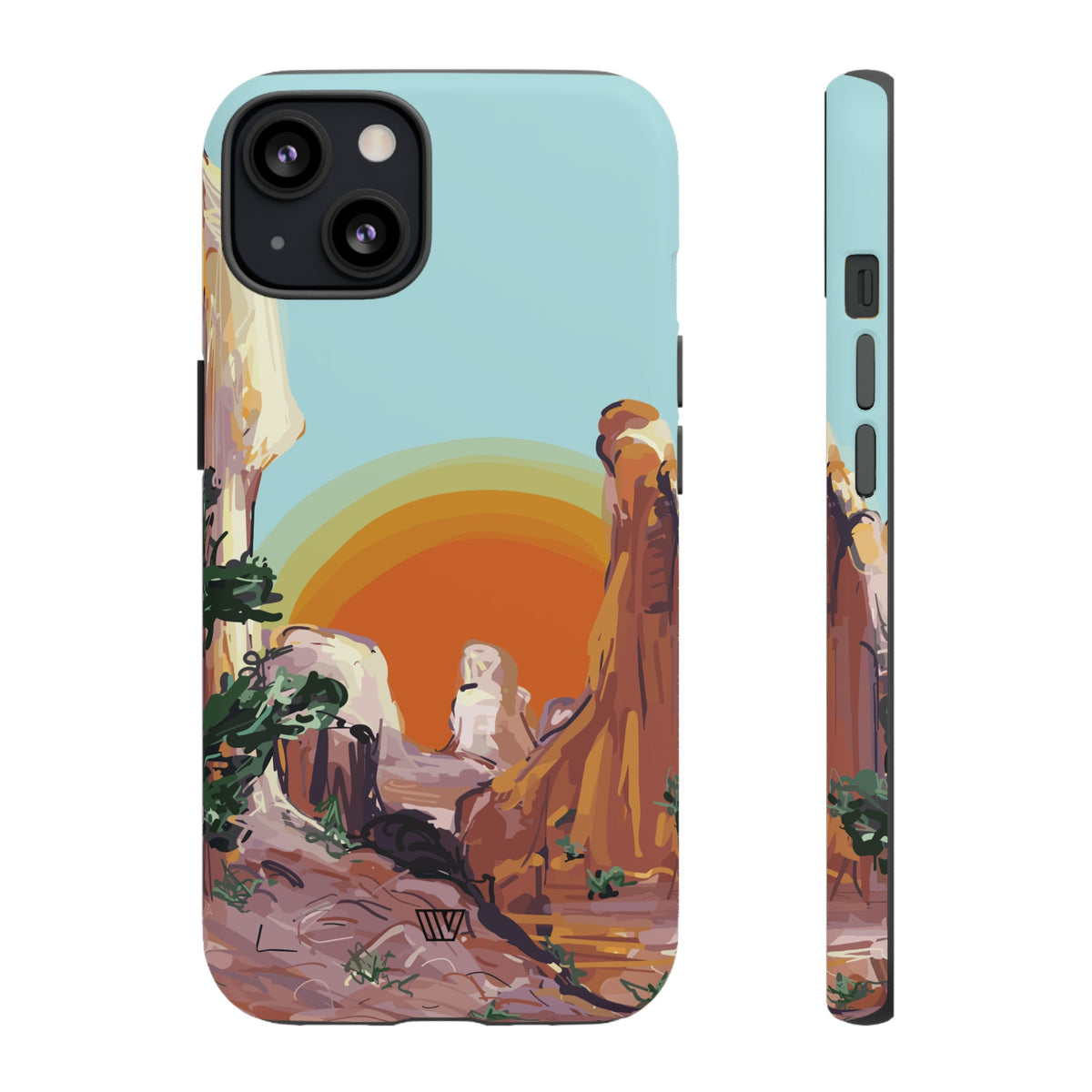Tough Phone Case 8ft Drop Tested DESERT SUNRISE TROVVVE X EARTH FORMATIONS