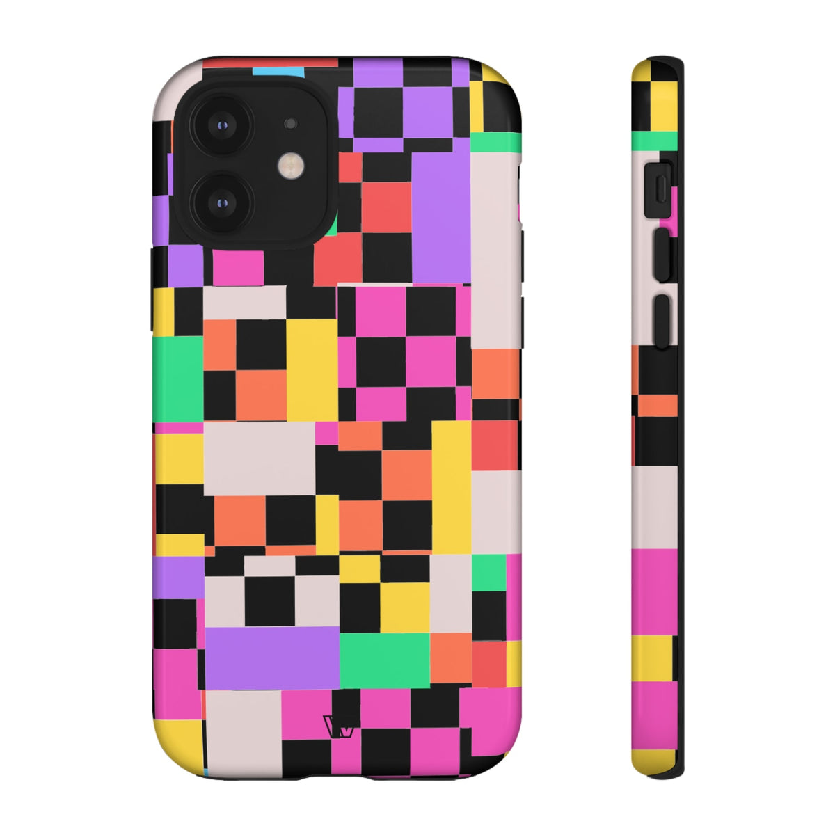 Mashed Up Checkerboard Tough Phone Case