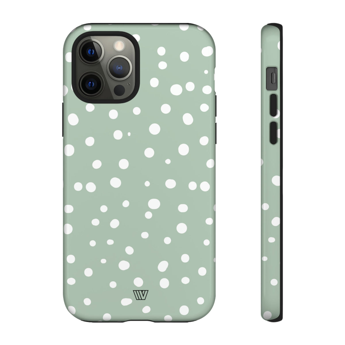 Pastel Green Dots Tough Phone Case