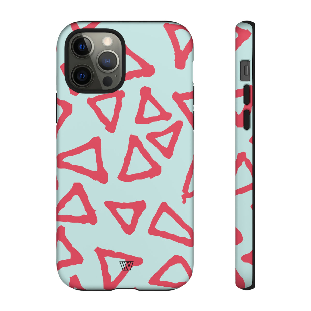 Triangle Doodle Tough Protective Phone Case