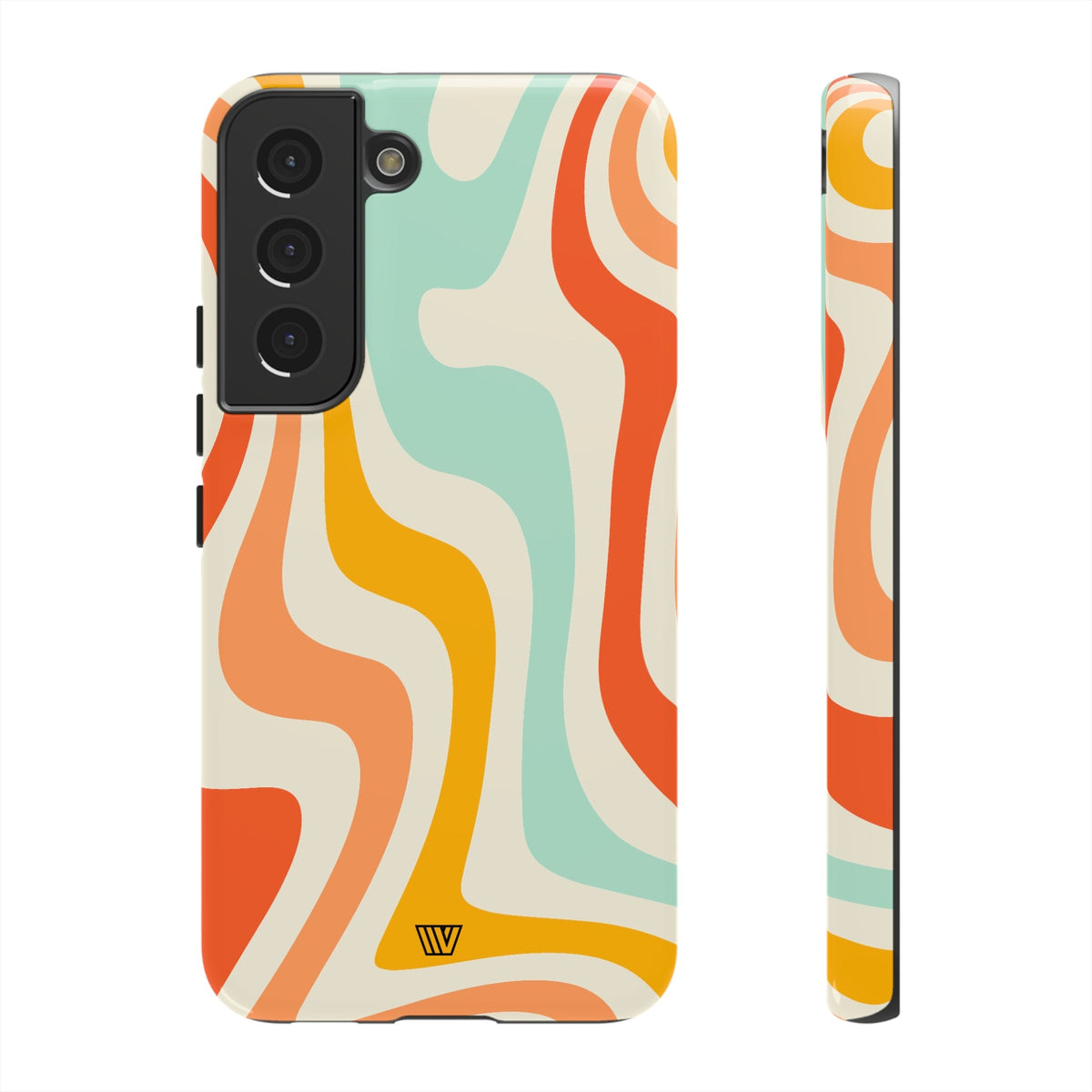 Retro Groovy Swirls Tough Phone Case