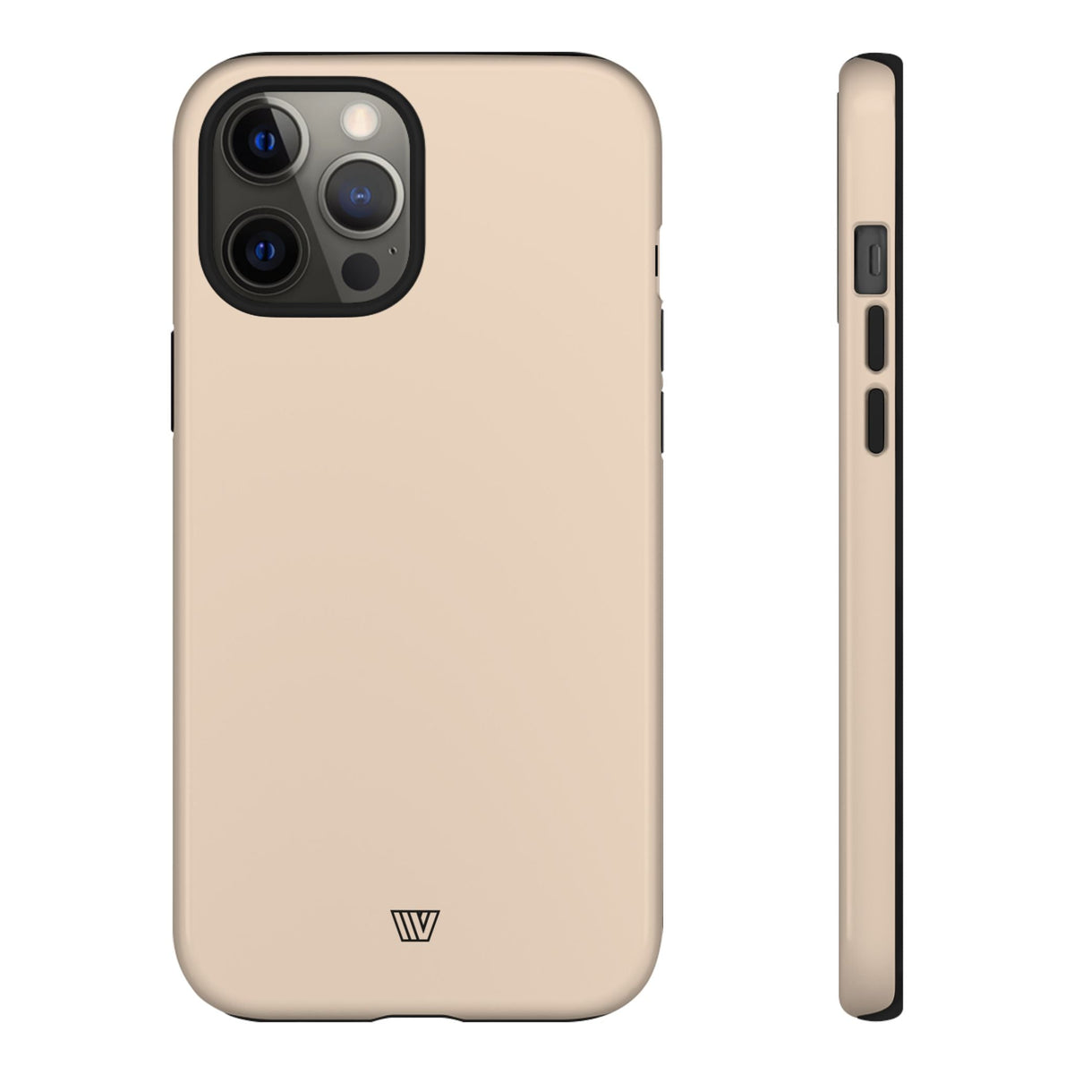 Tough Phone Case Impact Resistant Dual-Layer ALMOND
