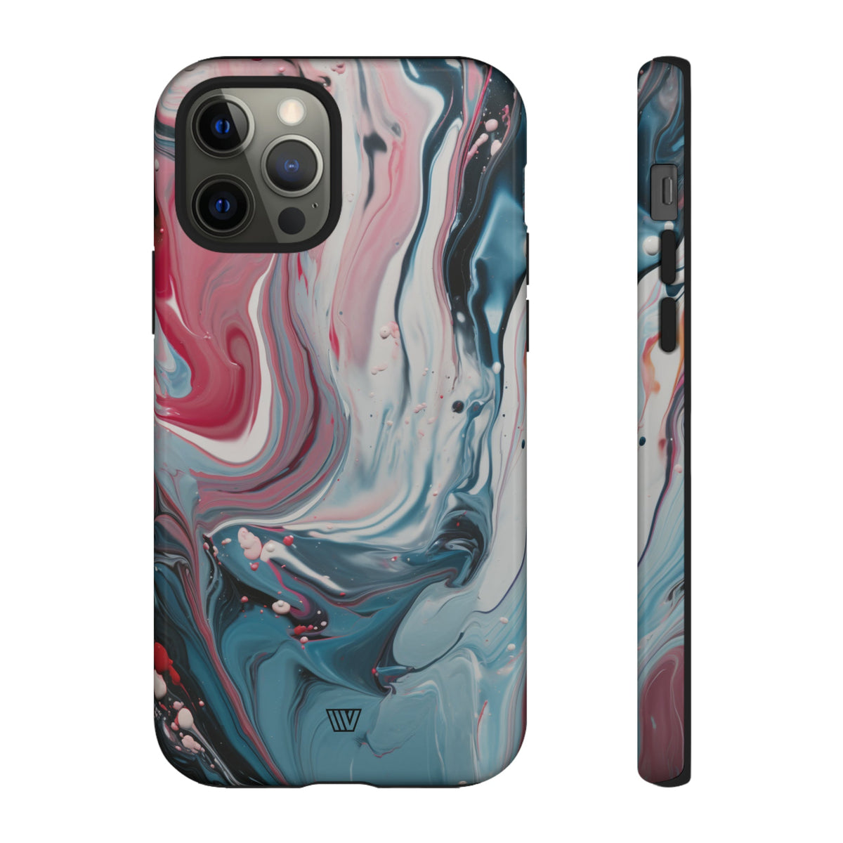 Blue Pastel Swirl Tough Phone Case