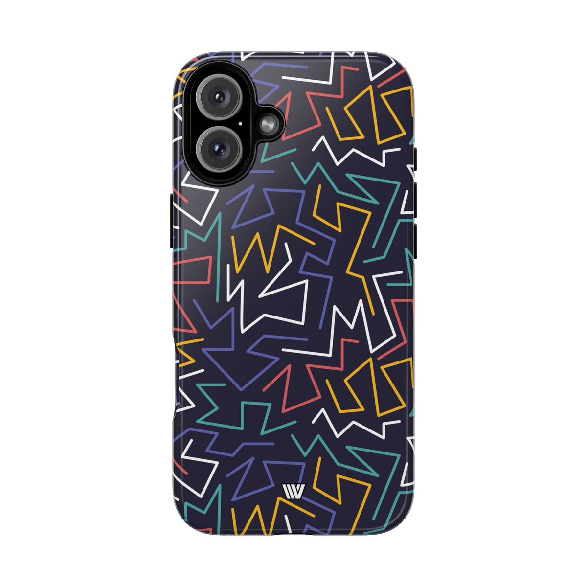 Tough Impact Resistant Phone Case ZIGZAG NIGHT
