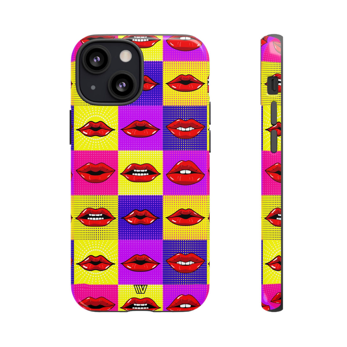 Tough Phone Case Dual-layer Protection POP ART LIPS