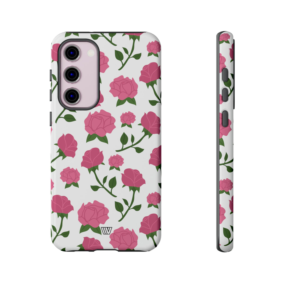 Pink Roses Tough Phone Case Dual-Layer Protective Trovvve