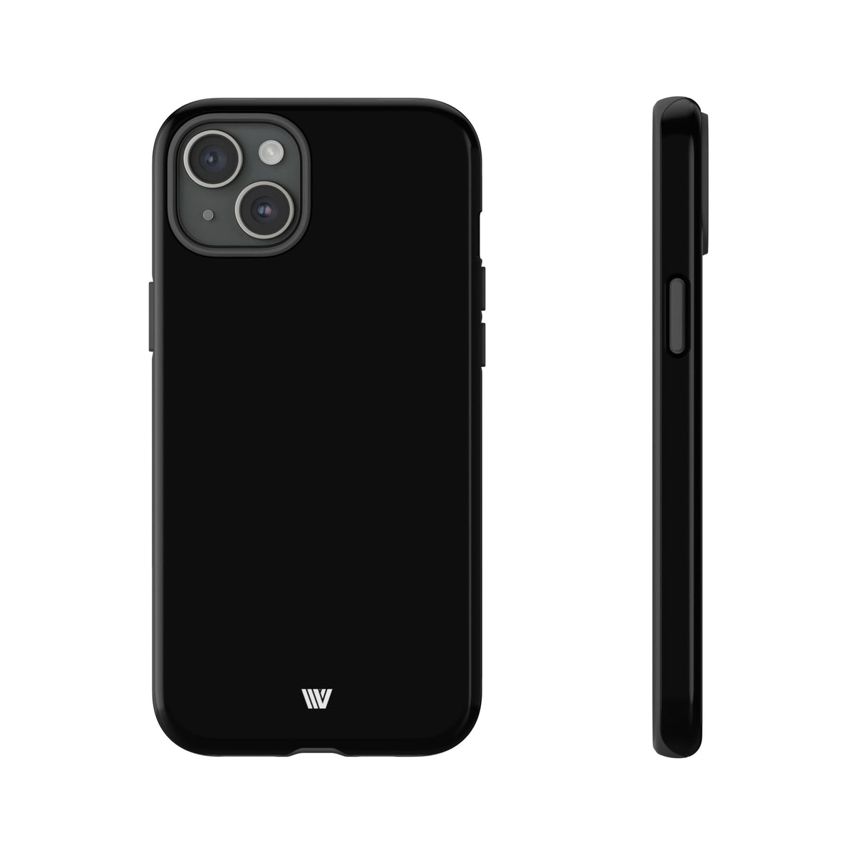 Tough Phone Case Impact Resistant Dual-Layer JET BLACK