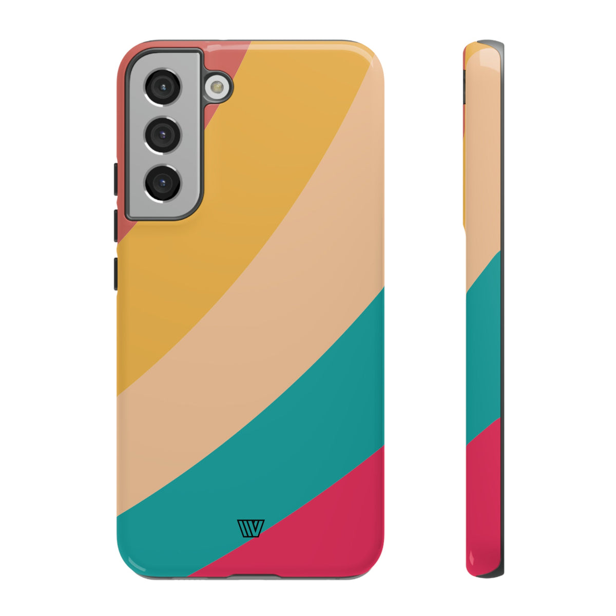 Rainbow Tough Phone Case Durable Impact-Resistant Shell SUMMER BY THE SEA