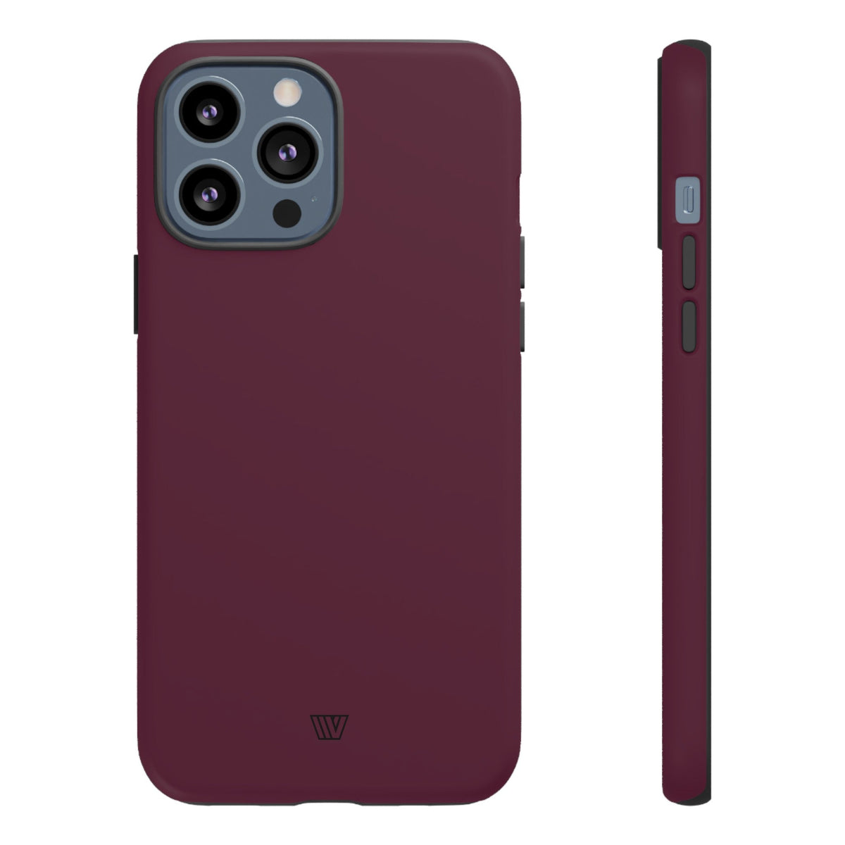 Tough Phone Case Wine Berry Protective Dual-Layer Polycarbonate Shell