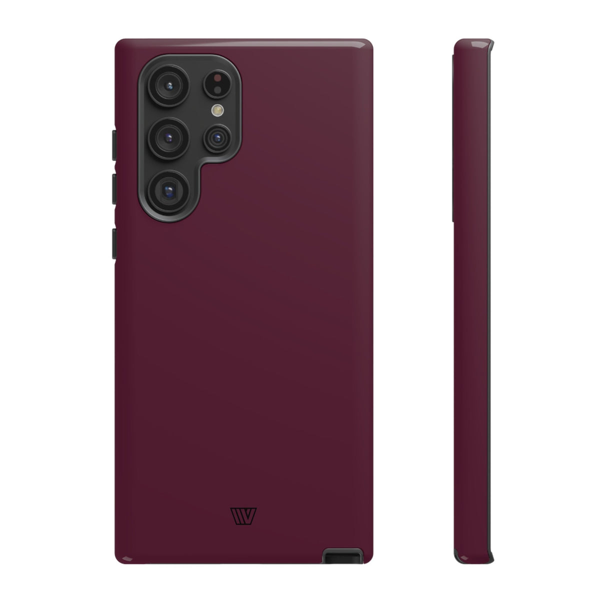 Tough Phone Case Wine Berry Protective Dual-Layer Polycarbonate Shell