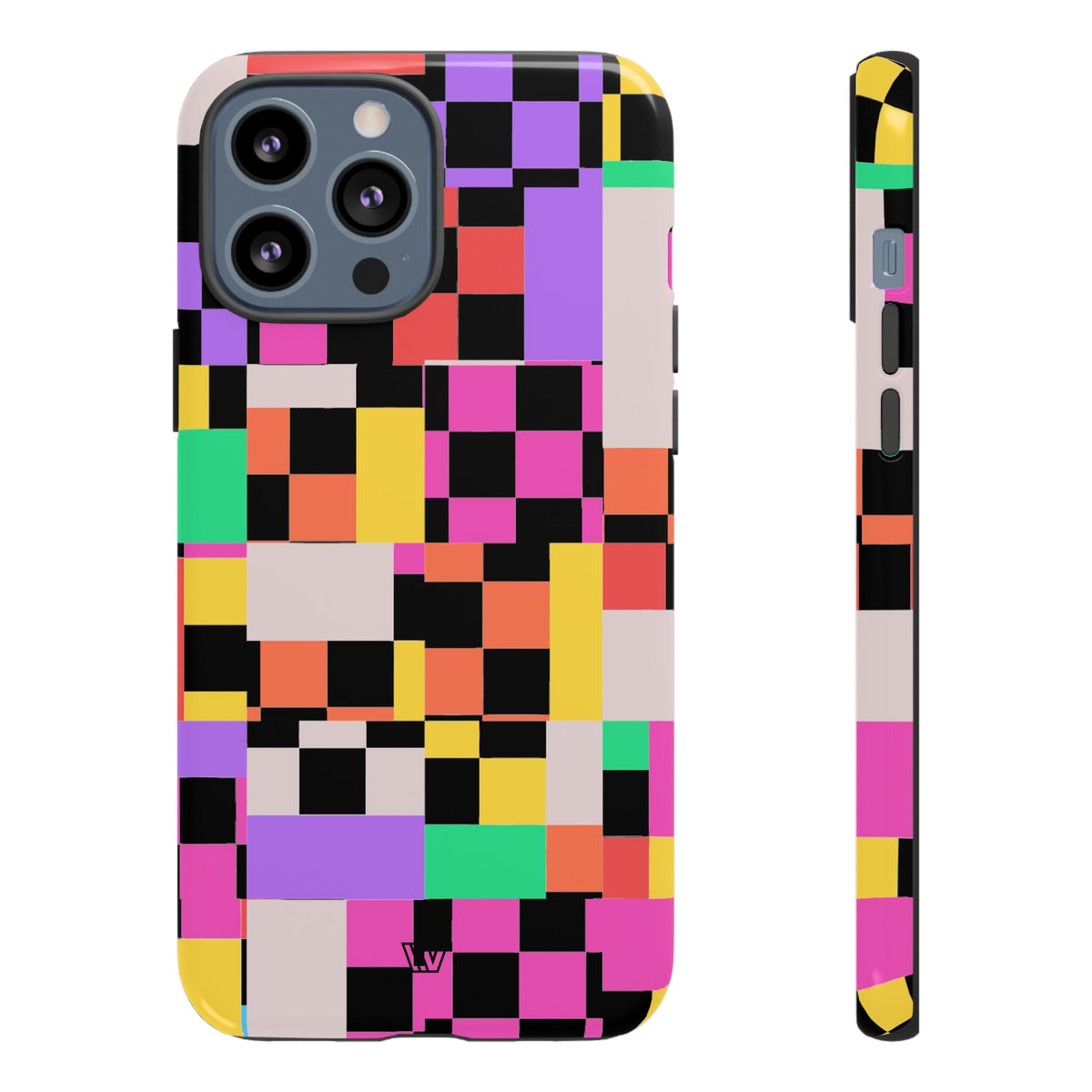 Mashed Up Checkerboard Tough Phone Case
