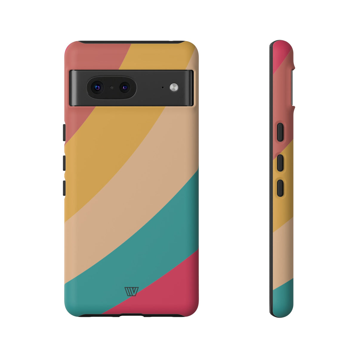 Rainbow Tough Phone Case Durable Impact-Resistant Shell SUMMER BY THE SEA