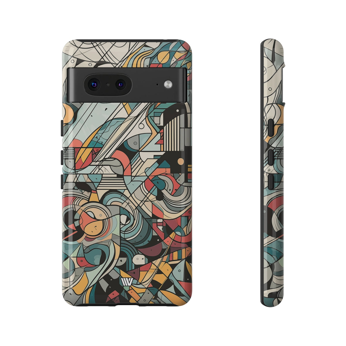 Abstract Doodle #2 Impact-Resistant Tough Phone Case