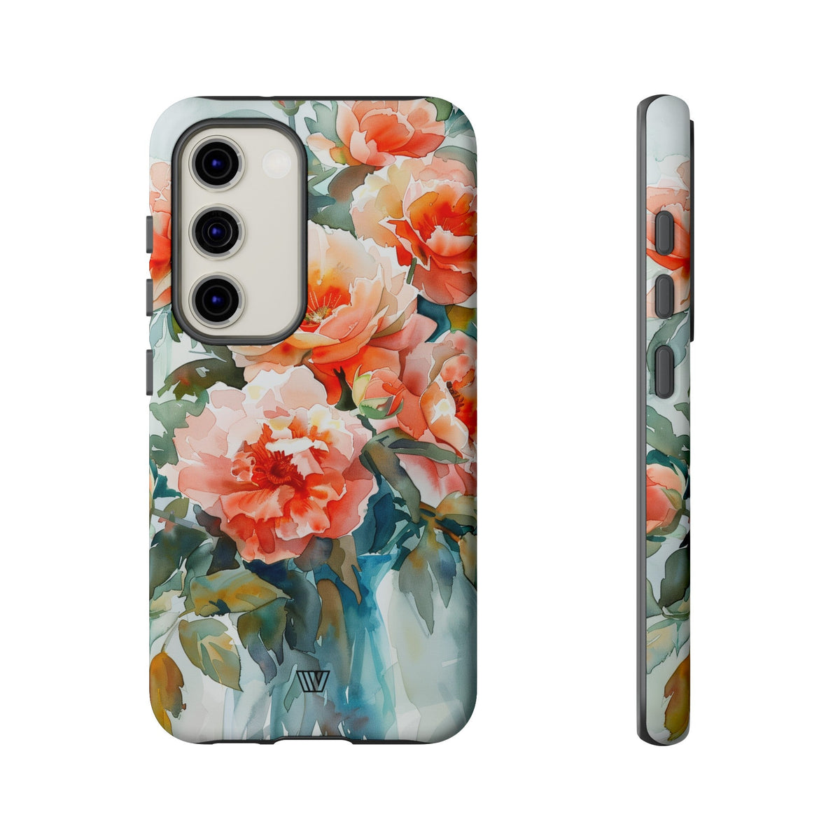Tough Phone Case Dual-Layer Impact Resistant PEONY DREAMS