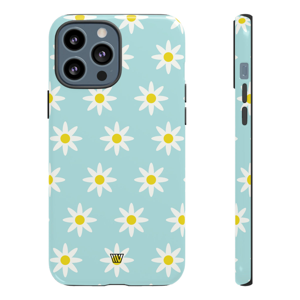 Tough Phone Case Dual Layer Impact Resistant DOODLE DAISY