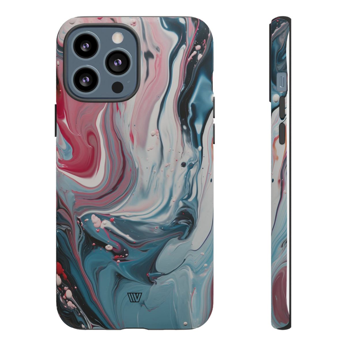 Blue Pastel Swirl Tough Phone Case