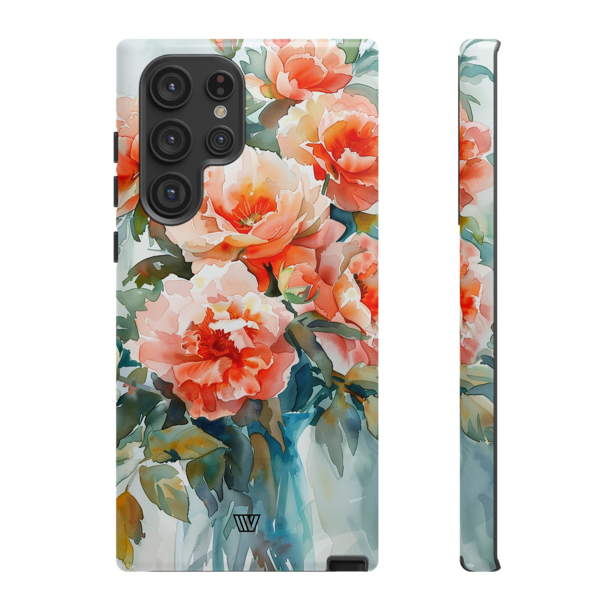 Tough Phone Case Dual-Layer Impact Resistant PEONY DREAMS