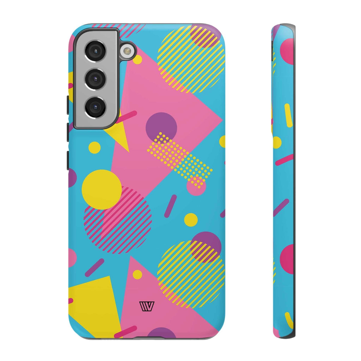 Retro Pattern Light Blue Tough Phone Case
