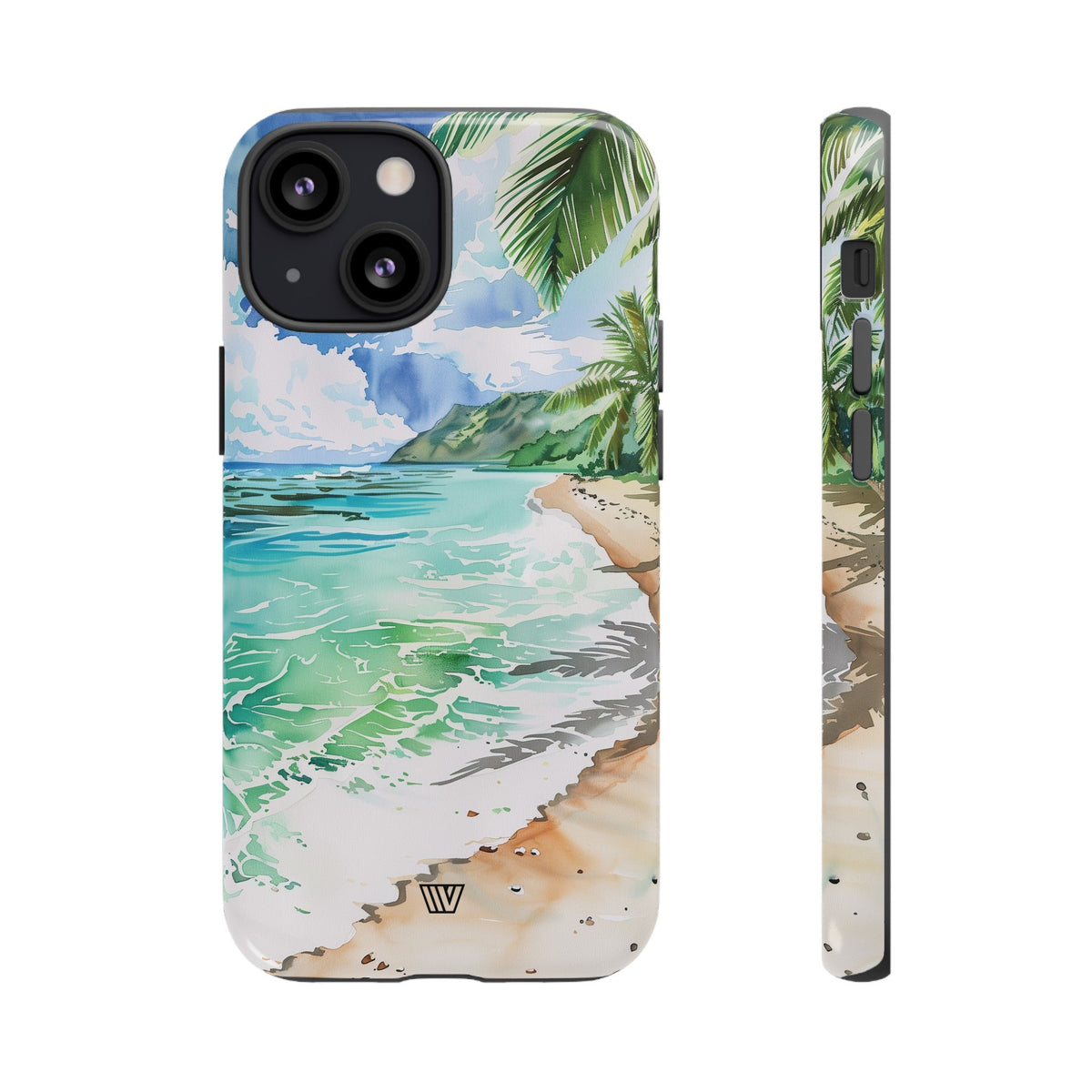 Watercolor Beach Tough Phone Case