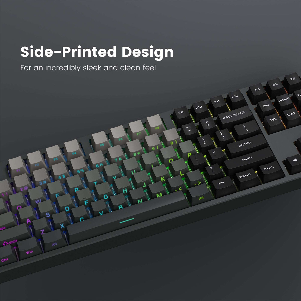 XVX Gradient Side-Printed OEM Profile PBT Keycap Set