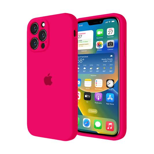 iPhone Camera Protection Firefry Rose Silicone Case