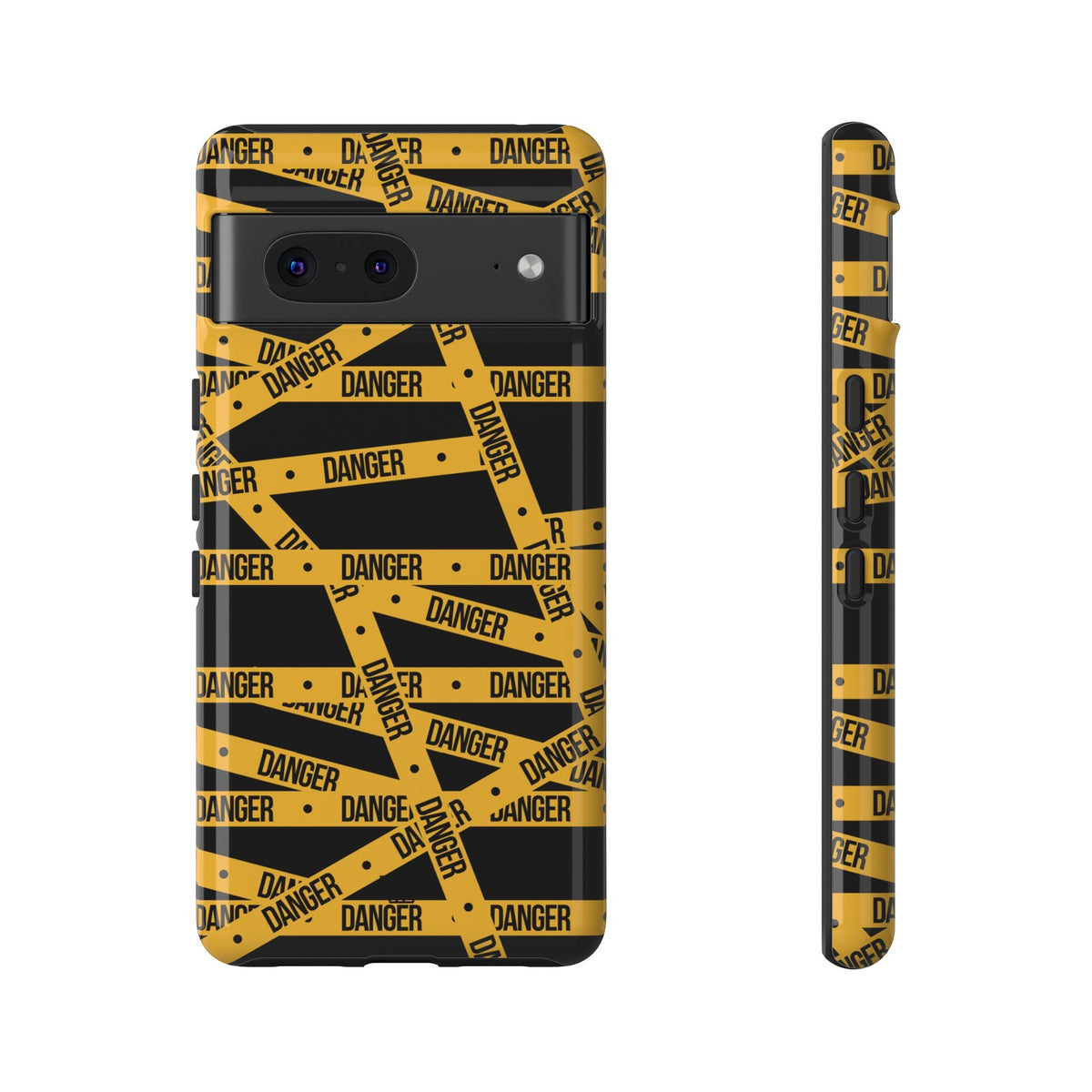 Tough Impact-Resistant Phone Case DANGER TAPE