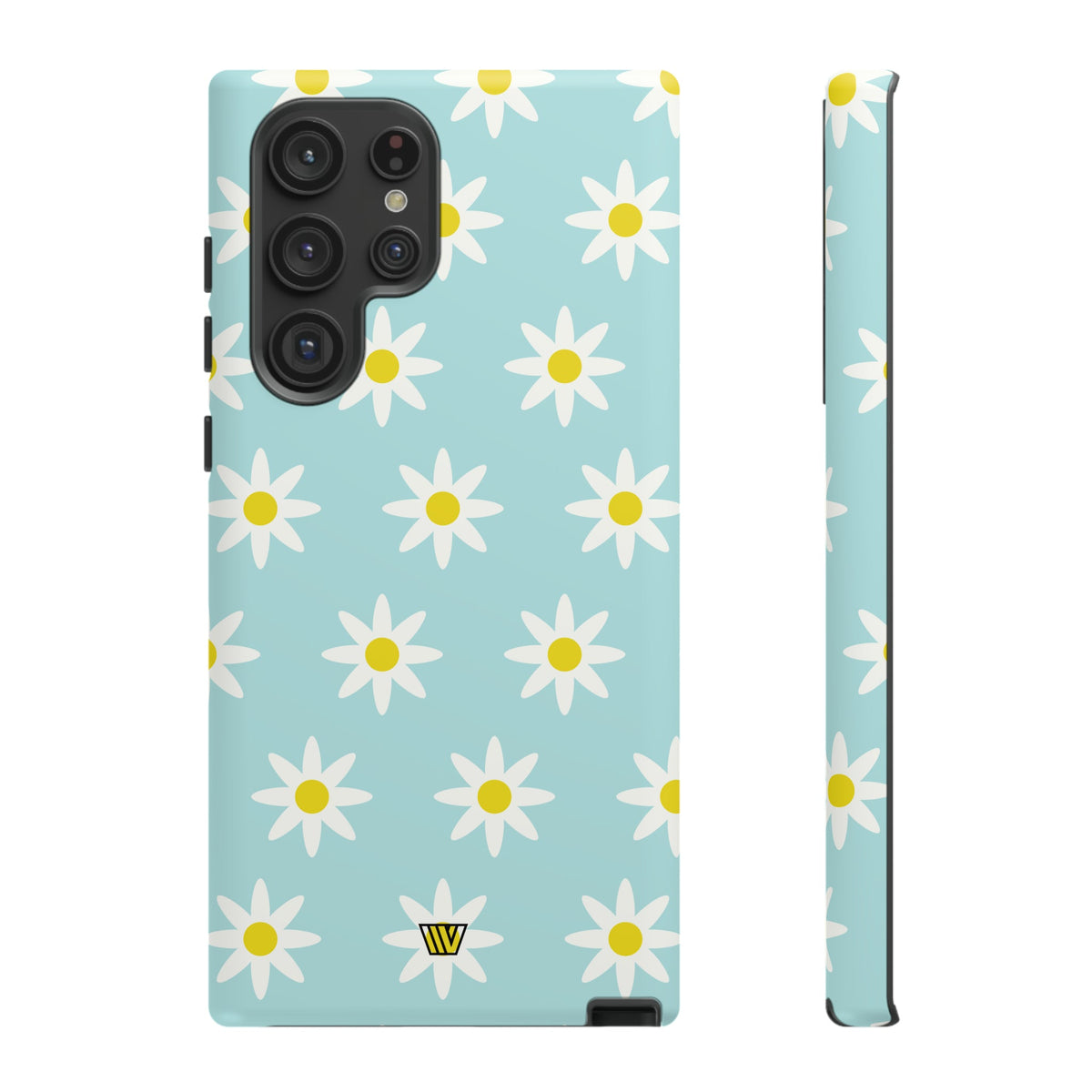 Tough Phone Case Dual Layer Impact Resistant DOODLE DAISY