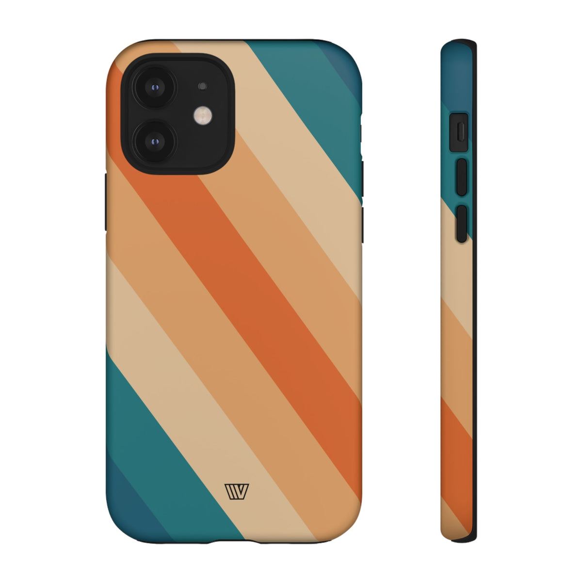 Retro Stripe Tough Phone Case 70s Style