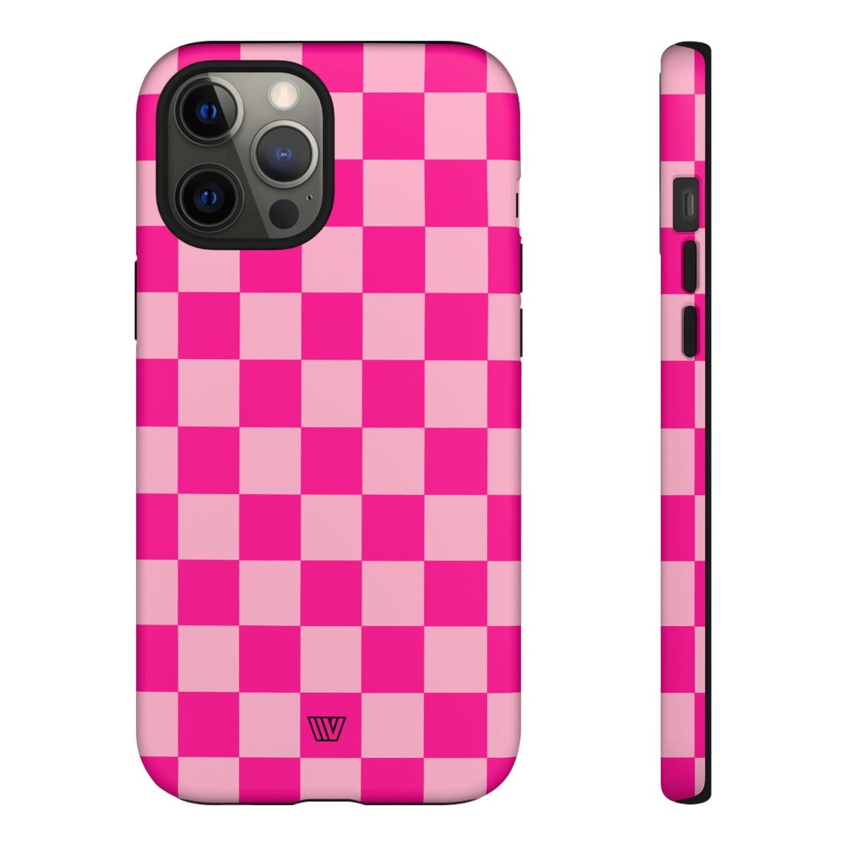 Hot Pink Checkerboard Tough Phone Case Trovvve