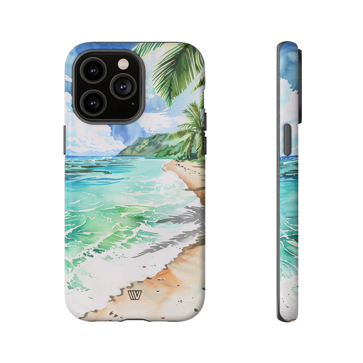 Watercolor Beach Tough Phone Case