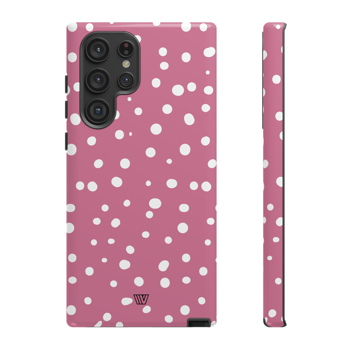 Blush Red Dots Tough Phone Case