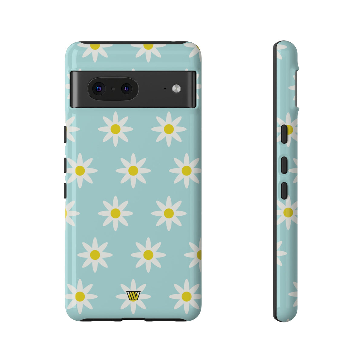 Tough Phone Case Dual Layer Impact Resistant DOODLE DAISY