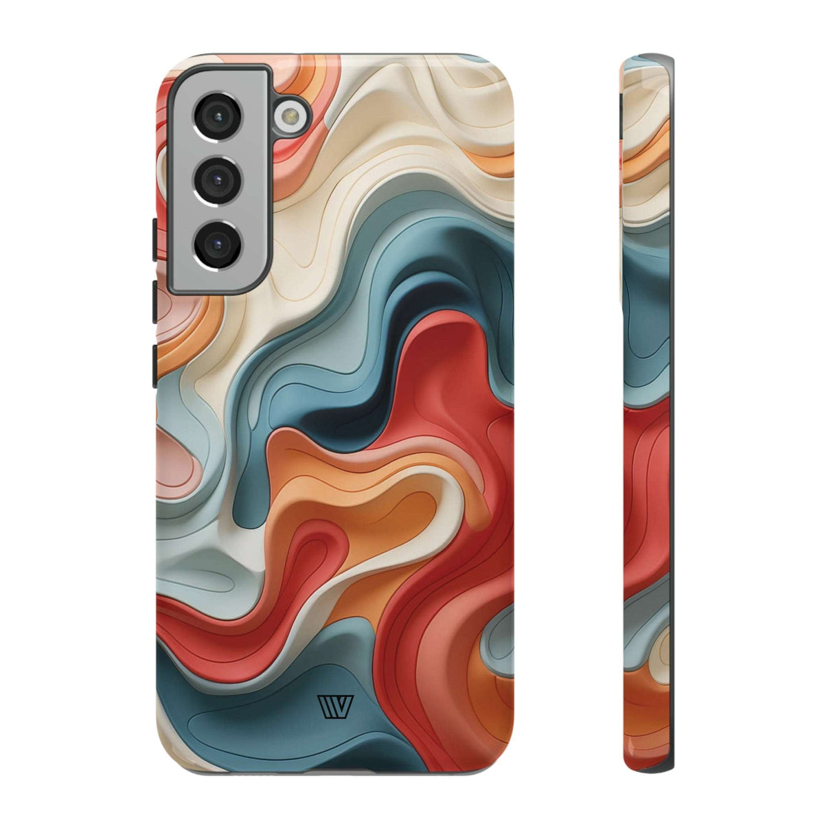 3D Colorful Clay Tough Phone Case
