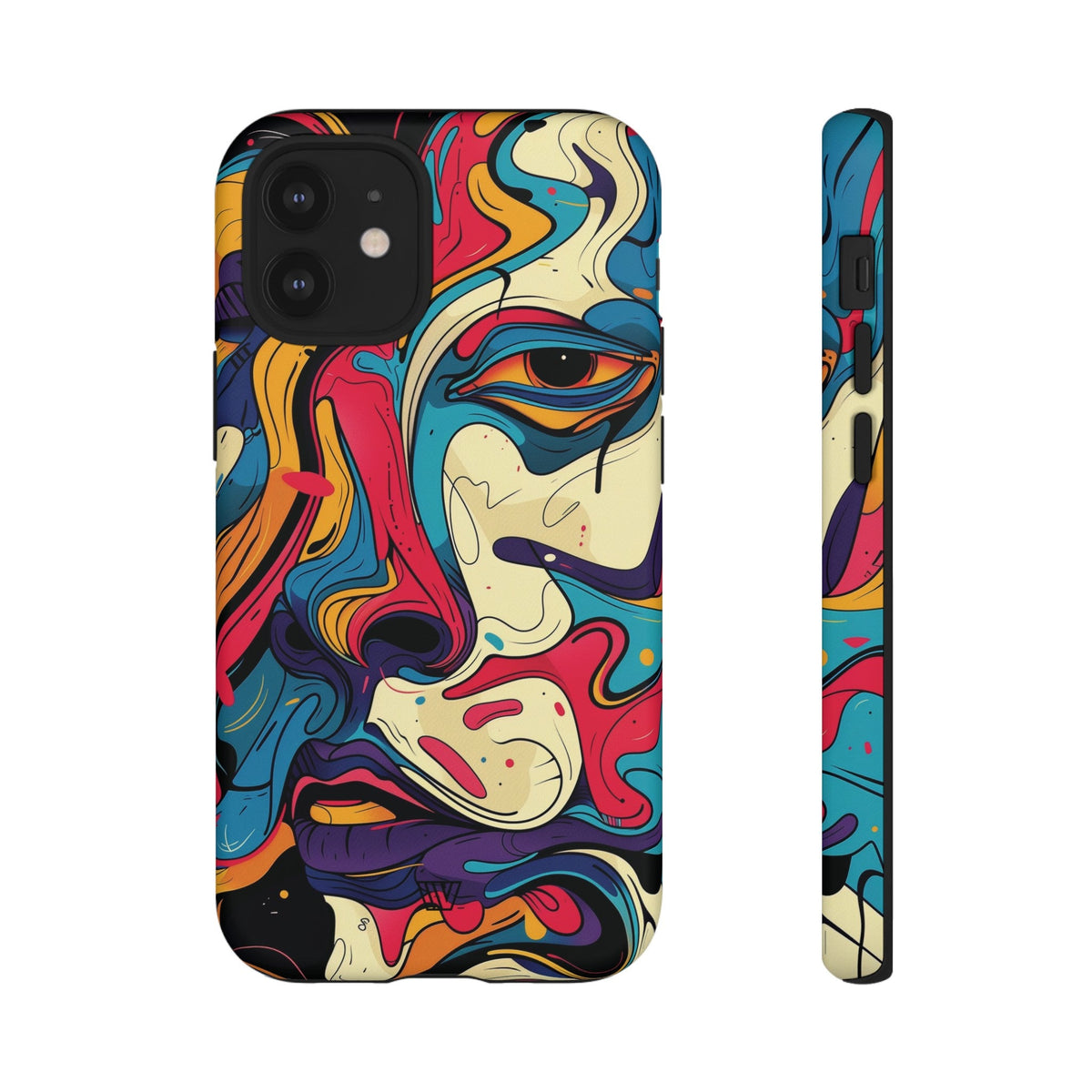 Tough Impact Resistant Phone Case ABSTRACT GAZE