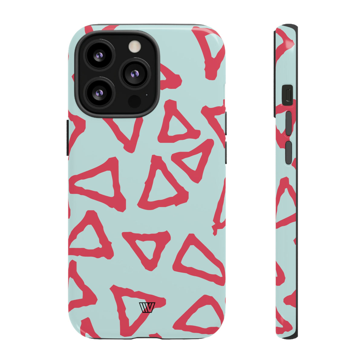 Triangle Doodle Tough Protective Phone Case