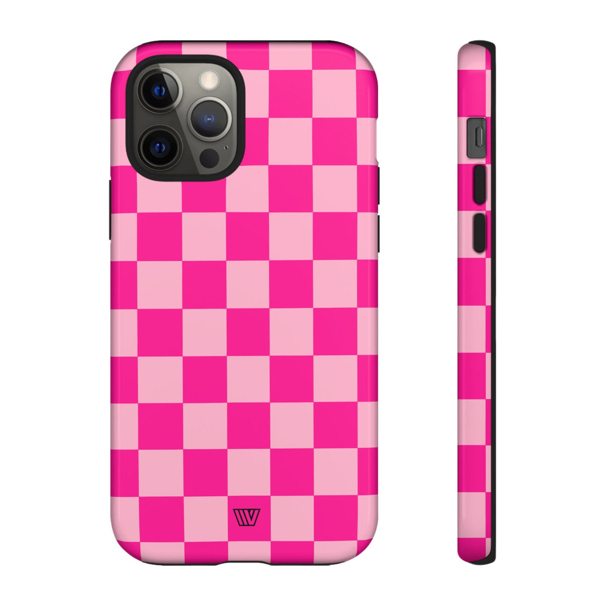 Hot Pink Checkerboard Tough Phone Case Trovvve