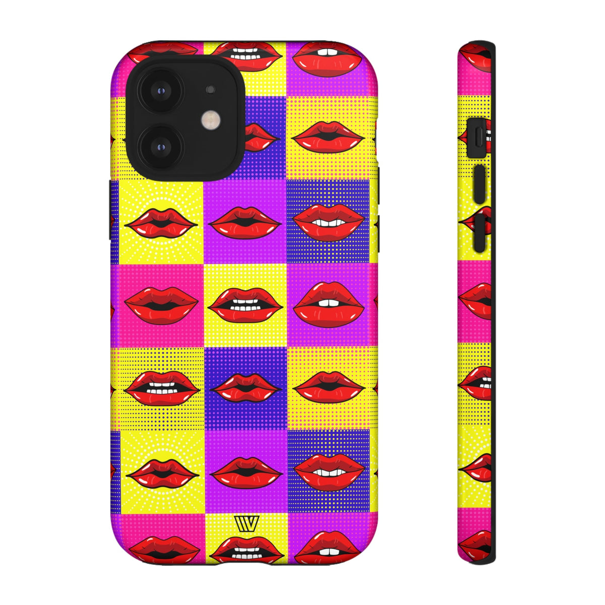Tough Phone Case Dual-layer Protection POP ART LIPS