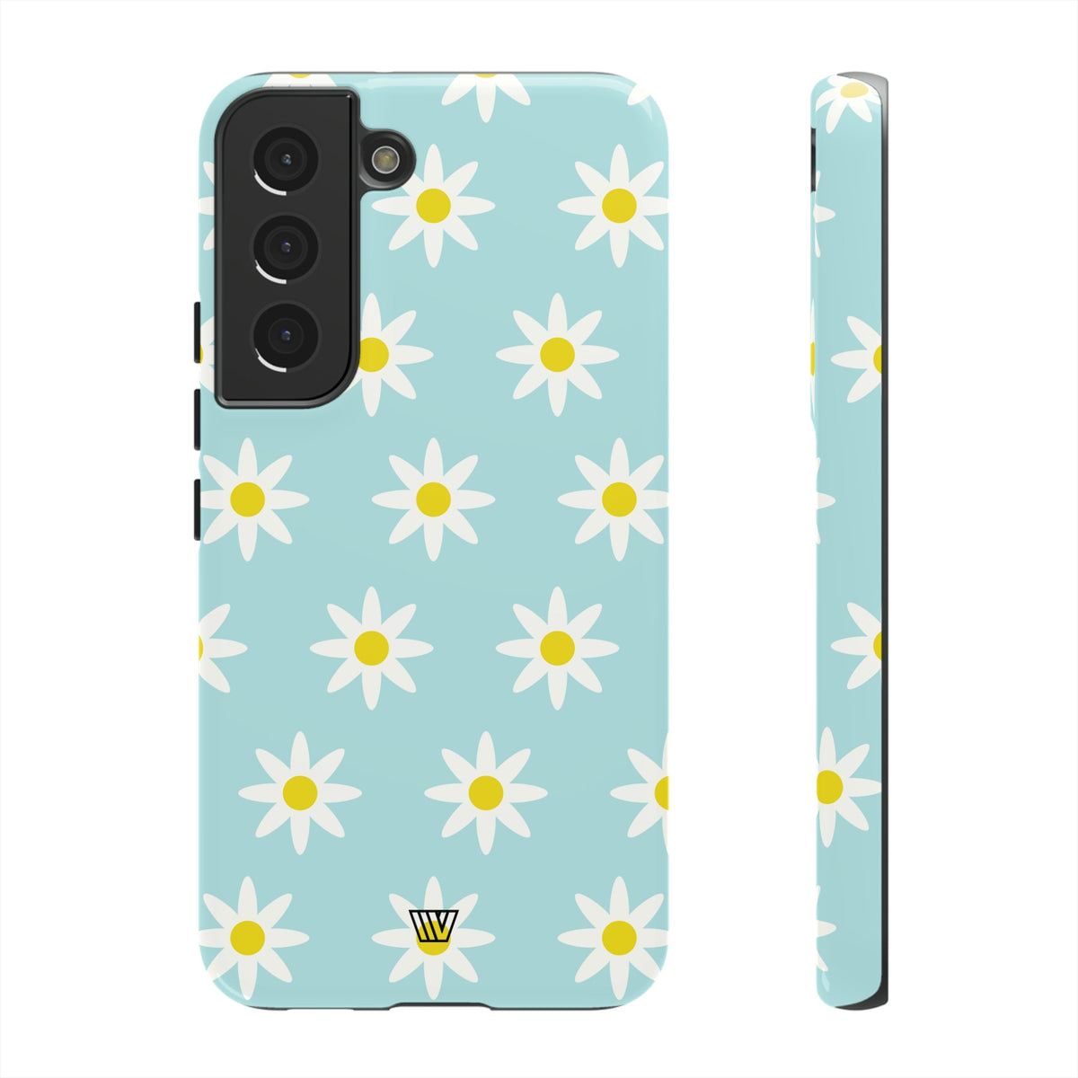 Tough Phone Case Dual Layer Impact Resistant DOODLE DAISY
