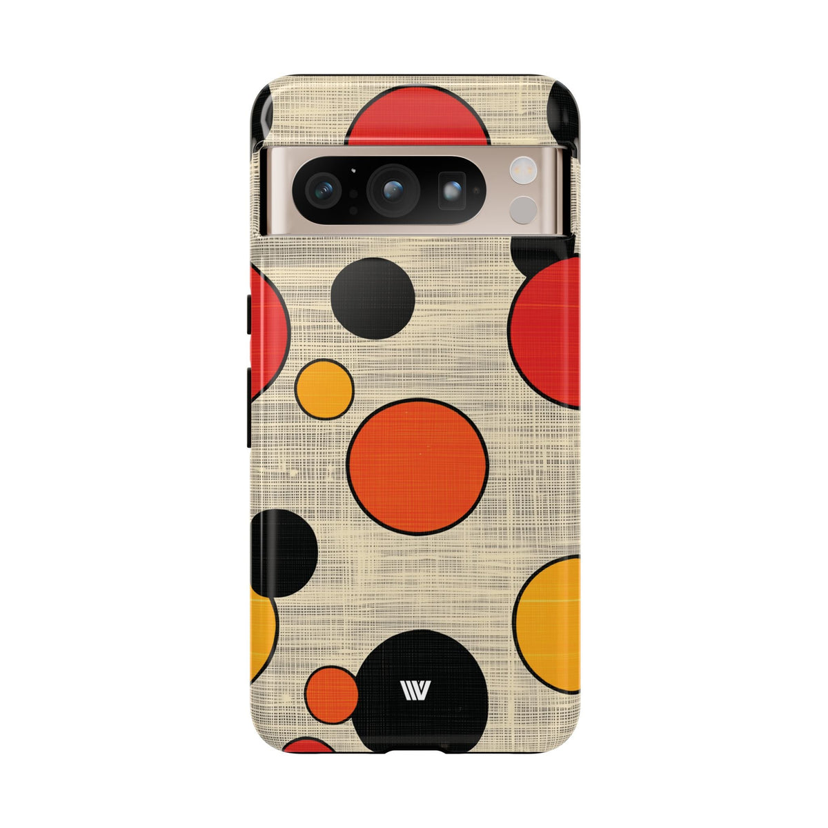 Tough Phone Case Mid-Century Dots Protective Cover