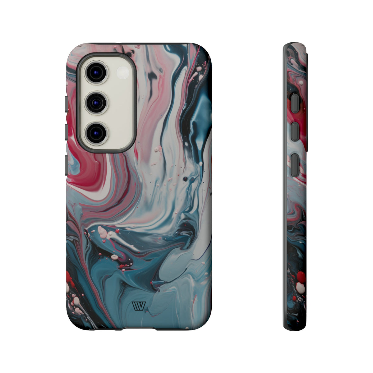 Blue Pastel Swirl Tough Phone Case