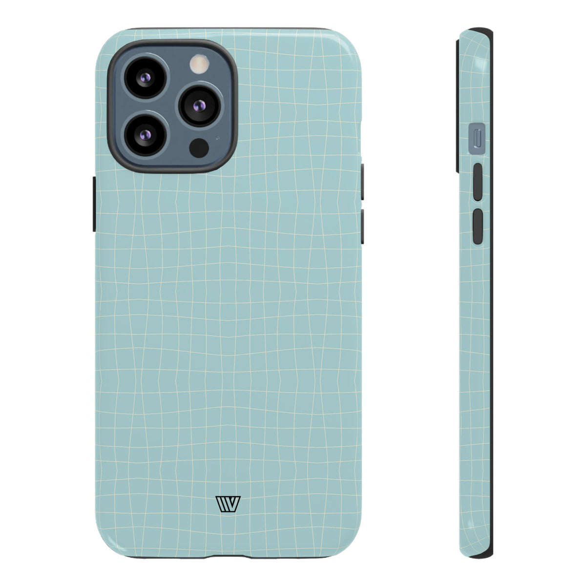 Tough Phone Case Polycarbonate Dual-Layer BLUE WICKER
