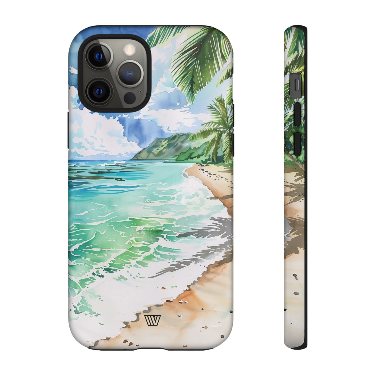 Watercolor Beach Tough Phone Case